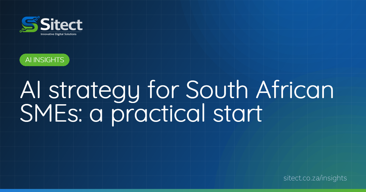 AI strategy for South African SMEs: a practical start