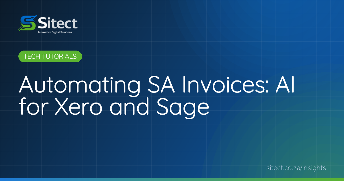 Automating SA Invoices: AI for Xero and Sage