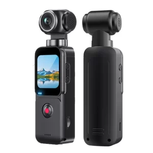 64MP 4K Action Cameras Anti-shake Sports Cam 270° Face Detect Auto Rotative Pocket Camcorder Digital Vlog Camera Video Recorder