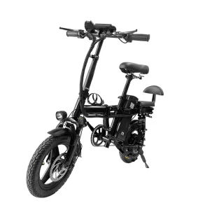Manufacture,14 Inch Folding Electric Bike,middle Spring E-bike,48V Lithium Battery Electric Bicycle,500W Child Ebike