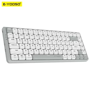 E-YOOSO Z84 Slim Mechanical Gaming Keyboard Support Bluetooth 5.0 Wired wireless USB 2.4G 84 Key Gamer for Computer PC Laptop
