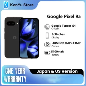Original Google Pixel 9a 6.3" POLED 120Hz 5100mAh Wired Google Tensor G4 Titan M2 8G RAM 128 / 256G Smartphone