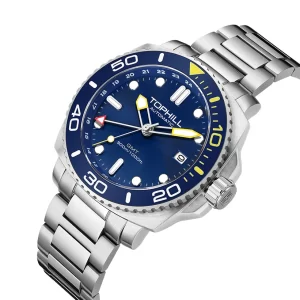 TOPHILL GMT men's watches Automatic Submariner Mechanical Dive watch 300m for diving Sapphire Ceramic bezel Luxury gift