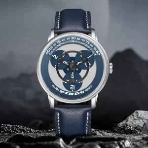 PINDU Watches Miyota 8215 Movement Mechanical Watch Men's Watch Luxury Rotating Dial Luminous Stainless Steel Case Clock Reloj