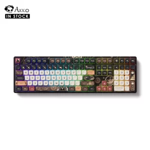 Akko 5108B Plus Mechanical Keyboard Anime Theme Hot Swap RGB 108 Keys USB Type-C/2.4GHz/Bluetooth 5.0 Wireless Gaming Keyboard