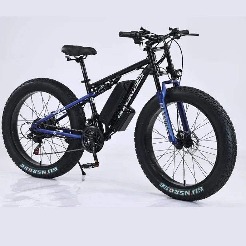 Adult Ebike 19 Light Electric Mountain Bike Electric Bike 6000w 40ah Road Legal Dirt with Pedals - Image 3